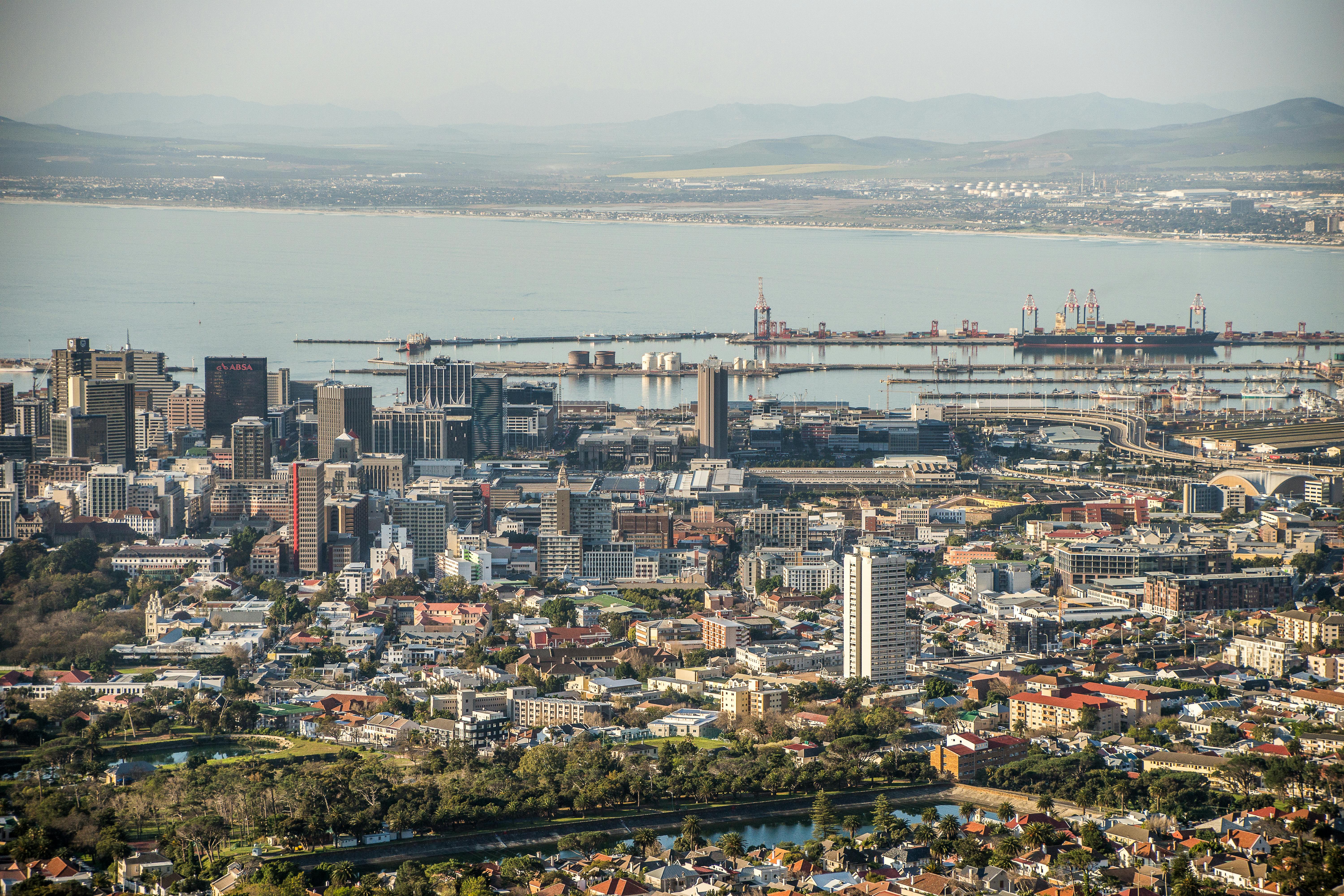 Cape Town City Centre - skyline and city life