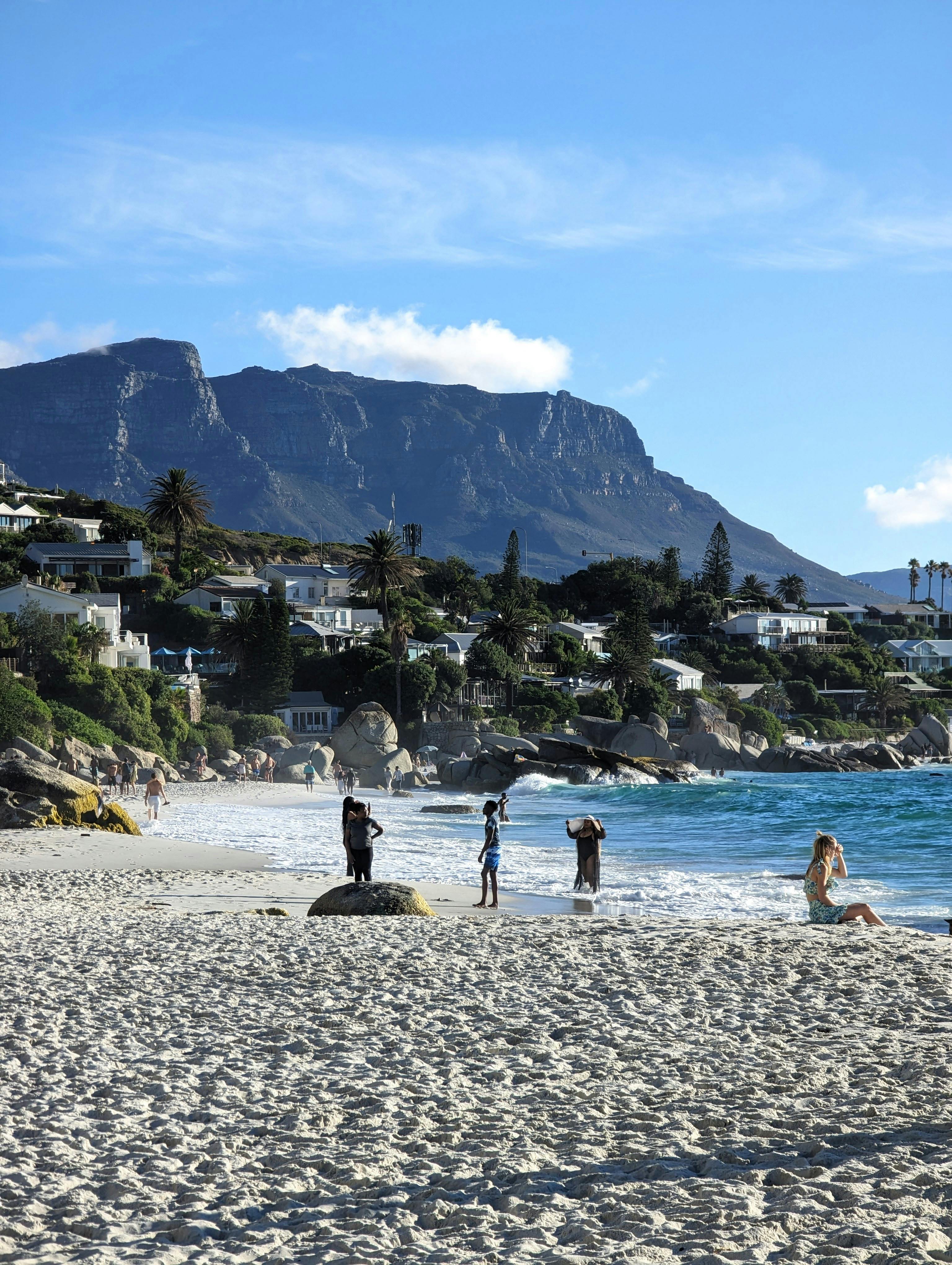 Clifton Beach, Cape Town - white sand and turquoise water at sunset